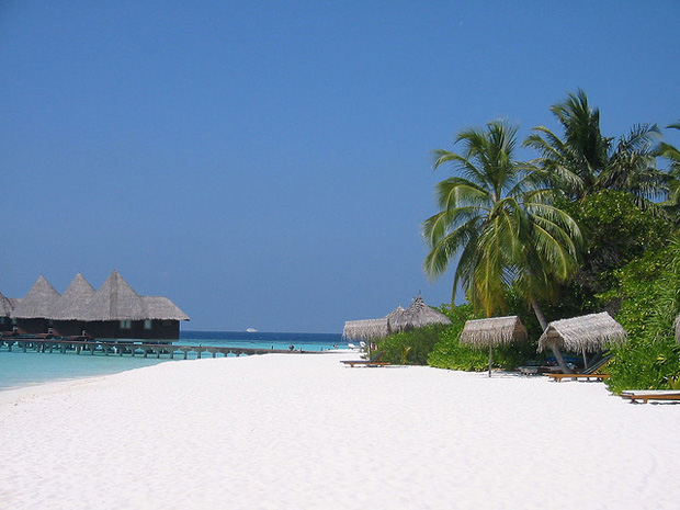 Пляжный отдых, пляж, Мальдивские острова